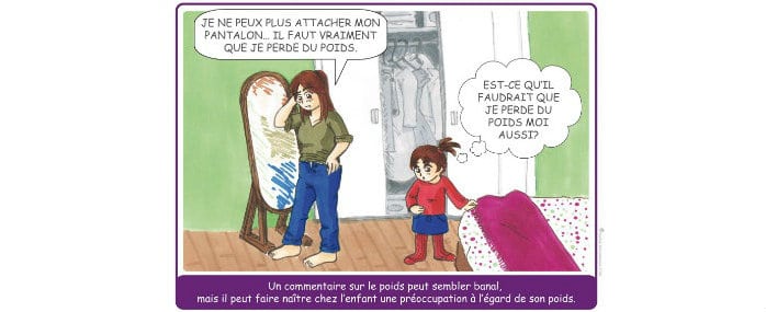 Comment avoir une influence positive sur l'image corporelle de mon enfant?